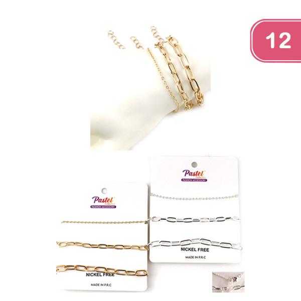 STACKABLE BRACELET SET (12 UNITS)