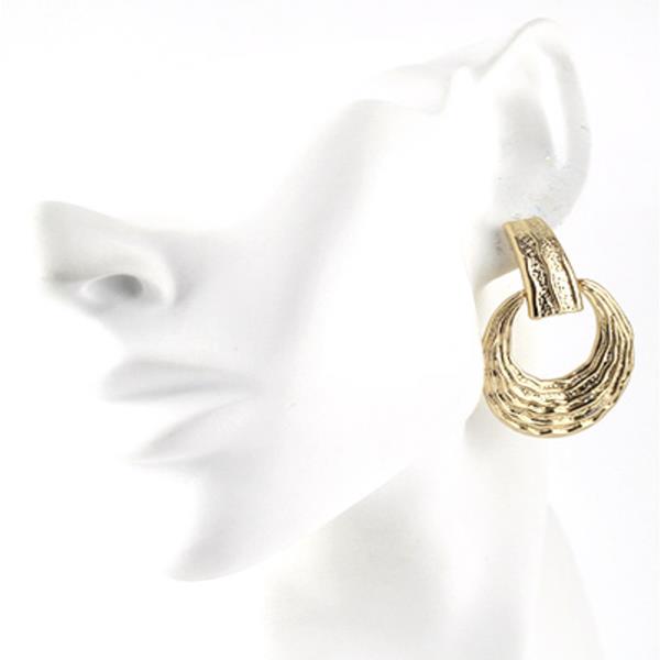 DANGLE TEXTURED EARRING (12 UNITS)