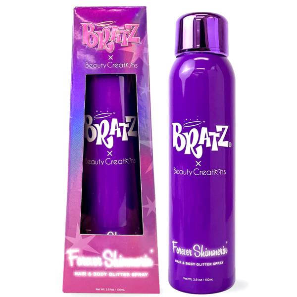 BRATZ X BEAUTY CREATIONS FOREVER SHIMMERIN HAIR AND BODY SHIMMER