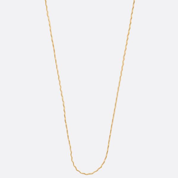 SODAJO WAVY LINK GOLD DIPPED NEC KLACE