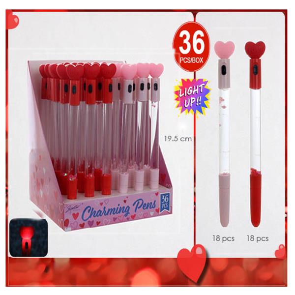 VALENTINE LIGHT UP PEN (36 UNITS)