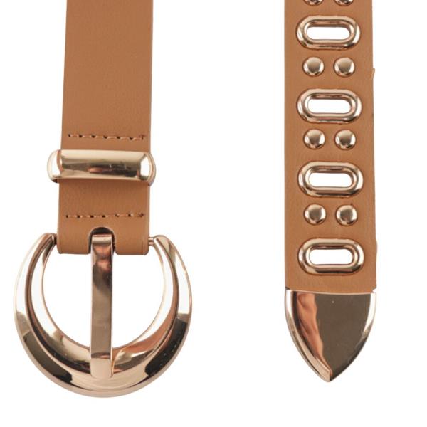 METAL ROUND BUCKLE BELT