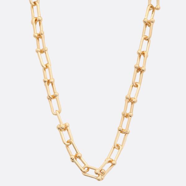 SODAJO U LINK GOLD DIPPED NECKLACE