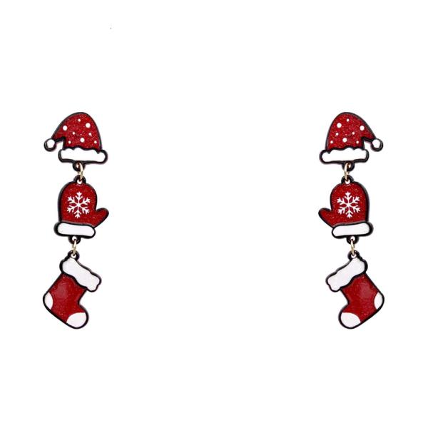 CHRISTMAS DROP EARRING