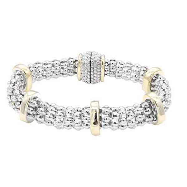 TWO TONE METAL BRACELET