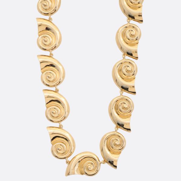 SEASHELL LINK  METAL NECKLACE