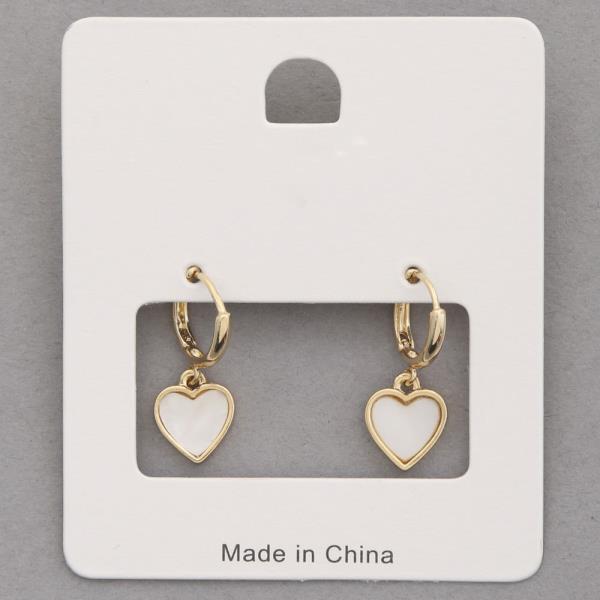 HEART HUGGIE EARRING