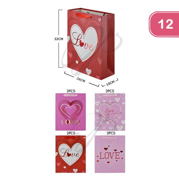 VALENTINES DAY GIFT BAG (12 UNITS)