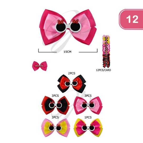 HAIR BOW PIN (12 UNITS)