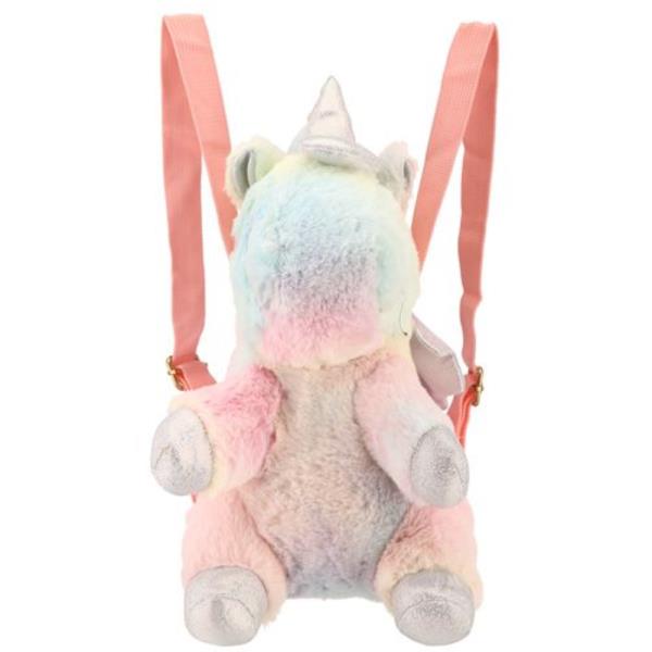 (PRE-ORDER/ONLY ONLINE) FAUX FUR UNICORN BACK PACK BAG