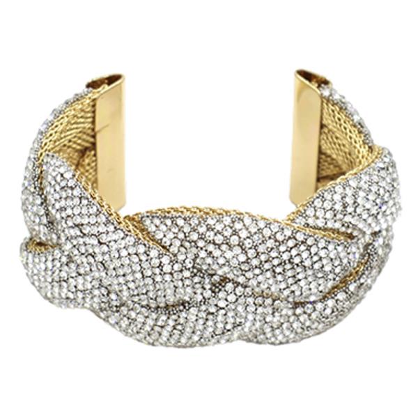 RHINESTONE CUFF BRACELET