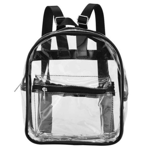 (ONLY ONLINE) TRANSPARENT COLOR BINDING TRIMMED BACKPACK