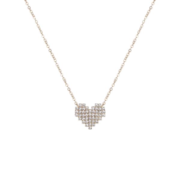 PIXEL HEART NECKLACE