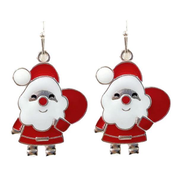 SANTA CLAUS CHRISTMAS EARRING