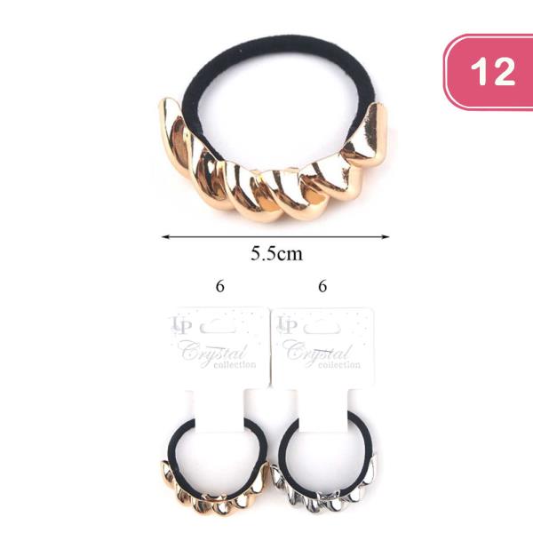 METAL HAIR TIE (12 UNITS)