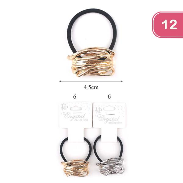 METAL HAIR TIE (12 UNITS)