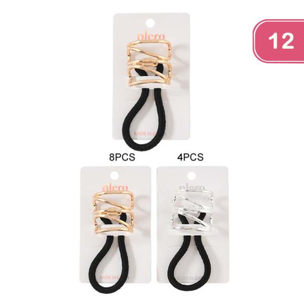 METAL HAIR TIE (12 UNITS)