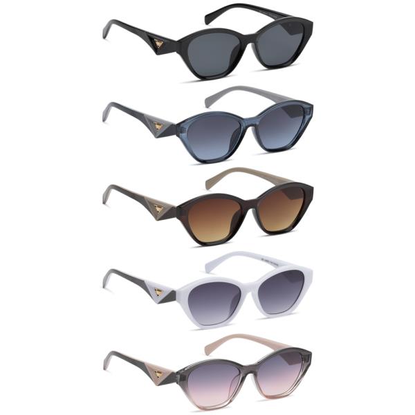 STYLISH GEOMETRIC SHAPED ROUND SUNGLASSES 1DZ