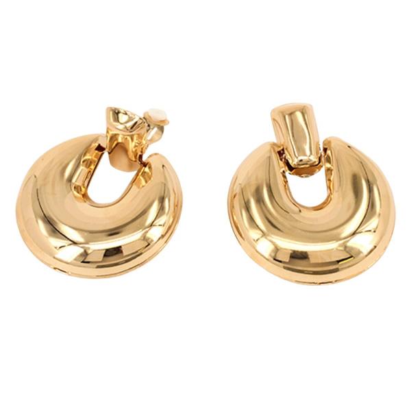 ROUND CLIP ON EARRING