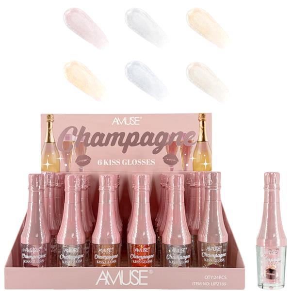 AMUSE CHAMPAGNE LIP GLOSS (24 UNITS)