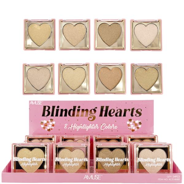 AMUSE BLINDING HEARTS HIGHLIGHTERS (24 UNITS)