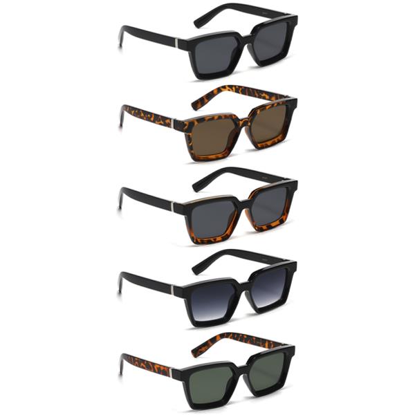 TRENDY SQUARE SUNGLASSES 1DZ