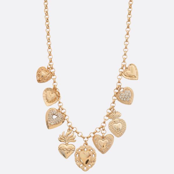 HEART METAL NECKLACE