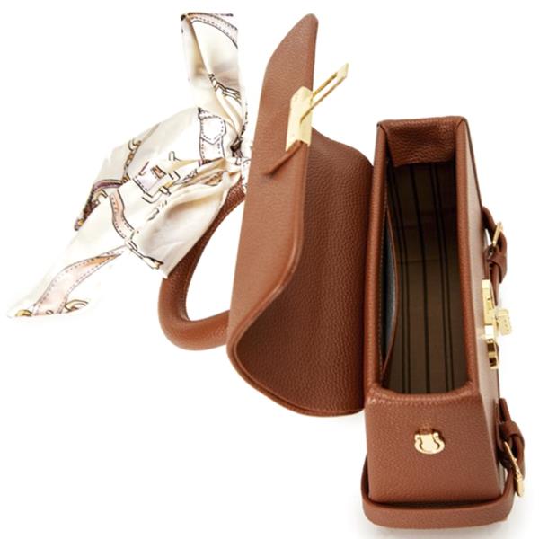 2IN1 STYLISH CHIC SCARF HANDLE SATCHEL W WALLET SET