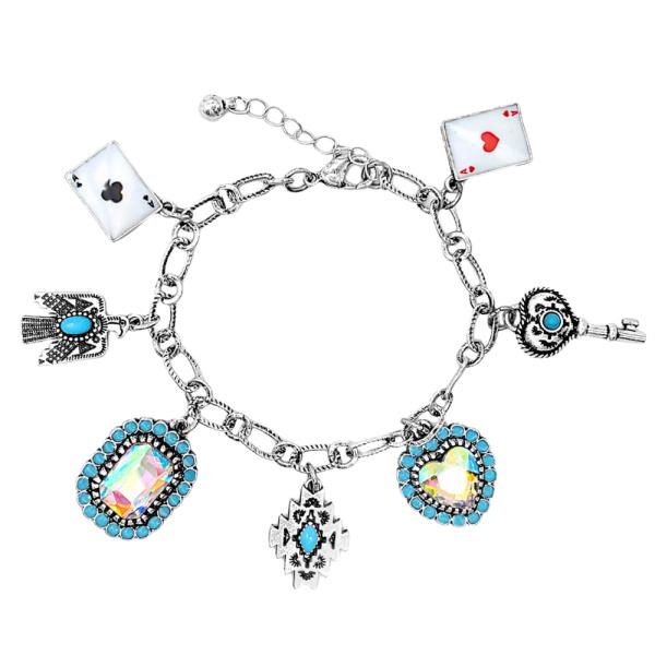 WESTERN STYLE MULTI CHARM BRACELET