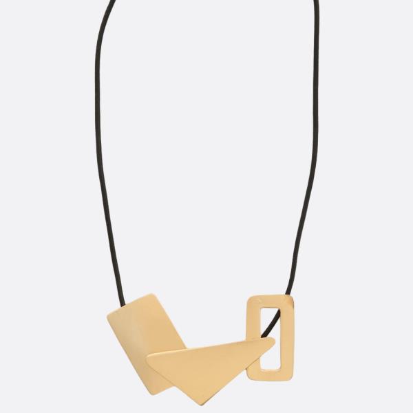 GEOMETRIC SHAPE METAL NECKLACE