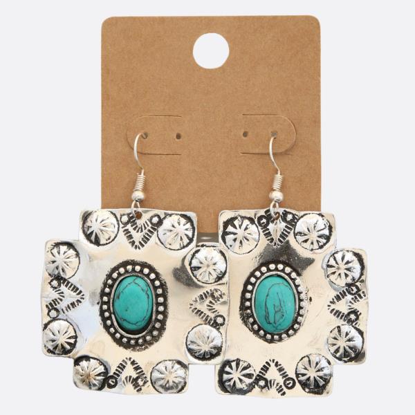 WESTERN STYLE DANGLE EARRING