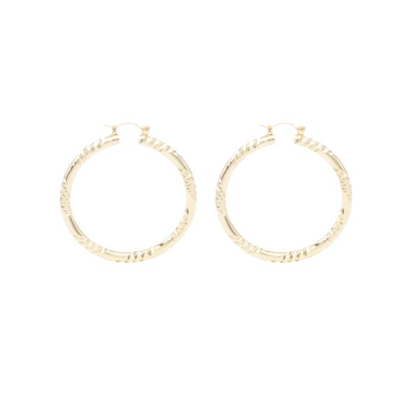 ALUMINUM HOOP THICKNESS--50MM HOOP EARRING