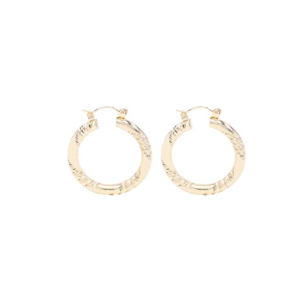 ALUMINUM HOOP THICKNESS--30MM HOOP EARRING