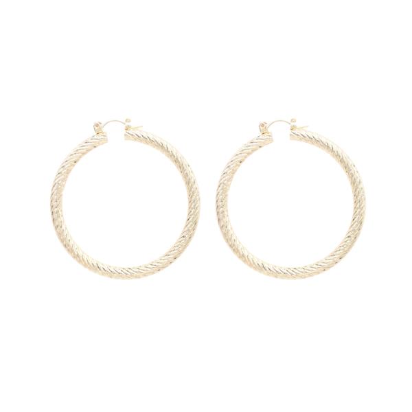 ALUMINUM HOOP THICKNESS--50MM HOOP EARRING