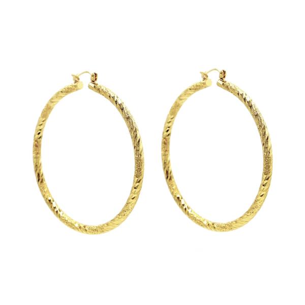 ALUMINUM HOOP THICKNESS--70MM HOOP EARRING