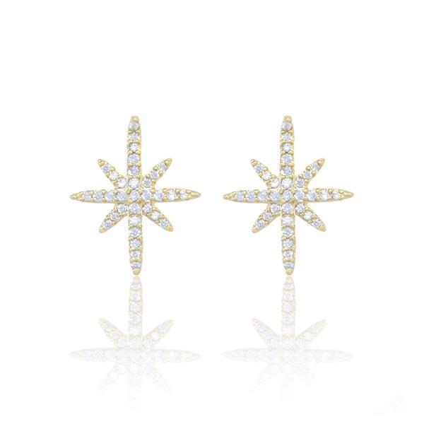 STAR PAVED CZ EARRING