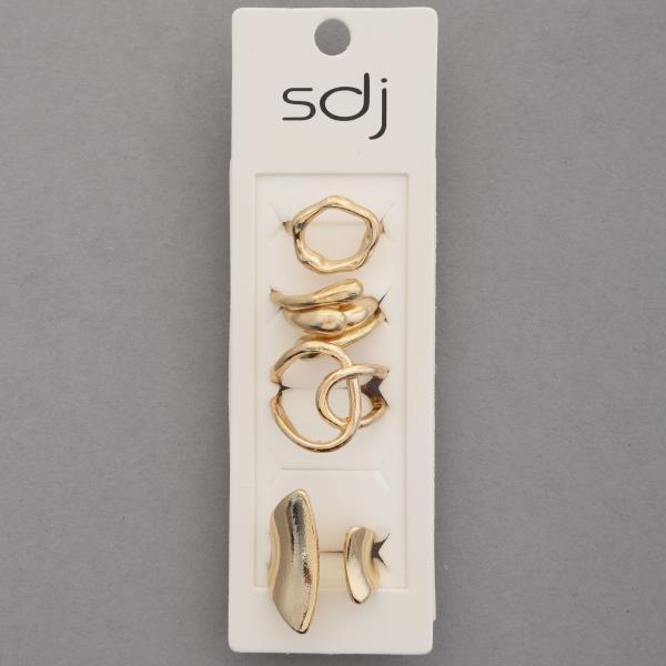 SDJ ASSORTED METAL RING SET