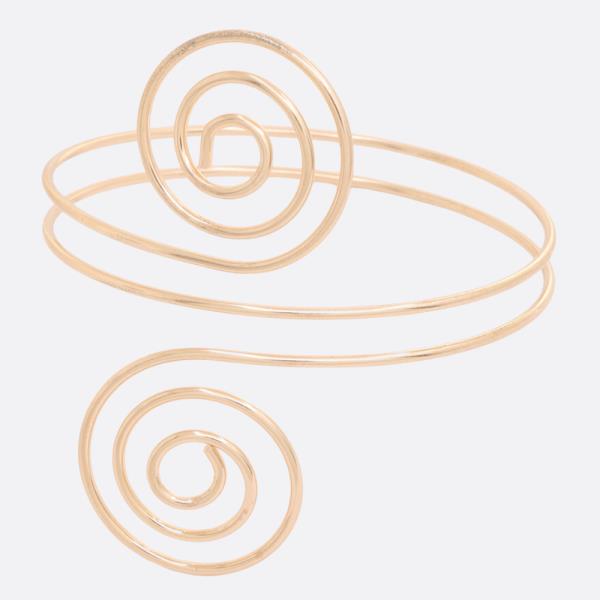 SDJ METAL SWIRL BANGLE BRACELET