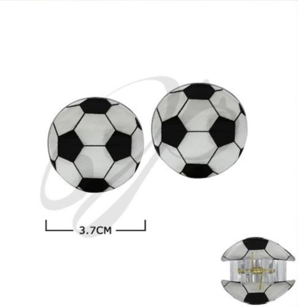 SPORT BALL DANGLE EARRING (12 UNITS)