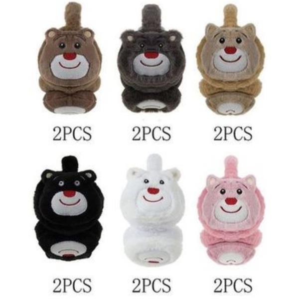 (ONLINE ONLY) TEDDY FAUX FUR EAR MUFF (12 UNITS)