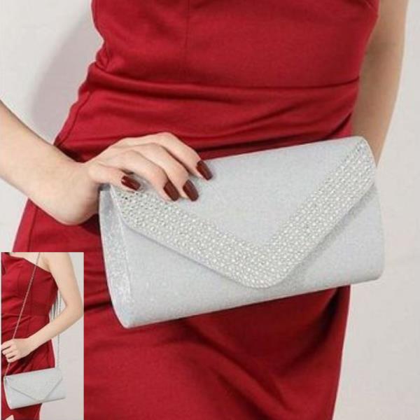 (ONLINE ONLY) RHINESTONE EVENING CLUTCH BAG (12 UNITS)