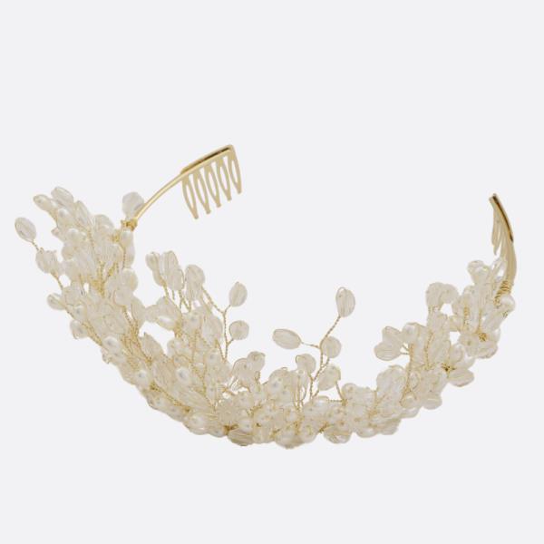 PEARL BEAD TIARA