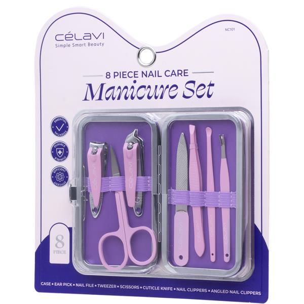 CELAVI 8PC NAIL CARE MANICURE SET