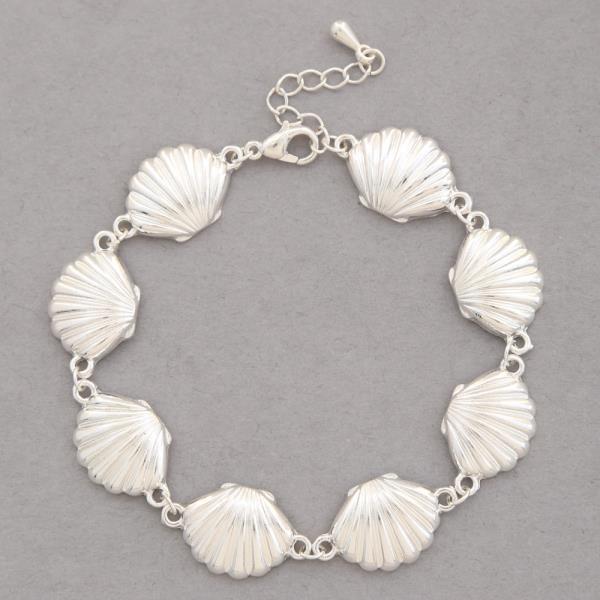 SEASHELL LINK METAL BRACELET