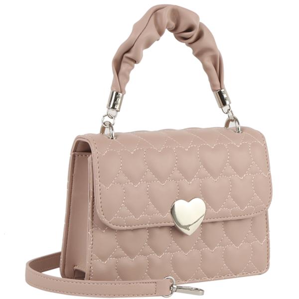 (ONLINE ONLY) Top handle Front Flap Heart Mini Satchel