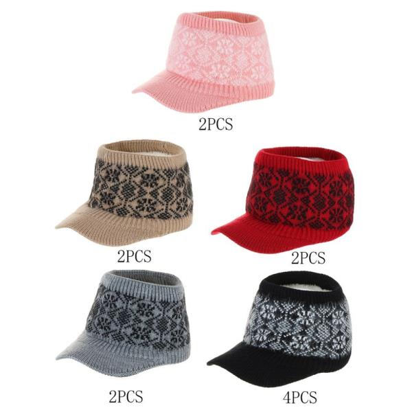 (ONLINE ONLY) FLORAL DESIGN KNIT SPORTY PONYTAIL CAP (12 UNITS)