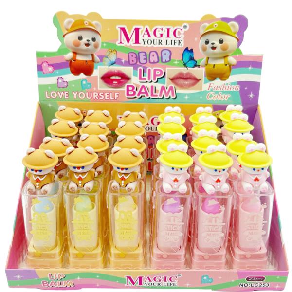 MAGIC YOUR LIFE BEAR LIP BALM (24 UNITS)