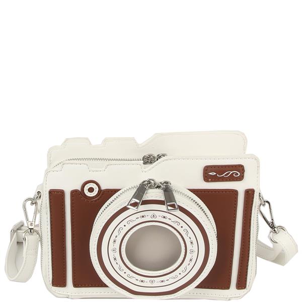 (ONLINE ONLY) Vintage camera zipper crossbody bag