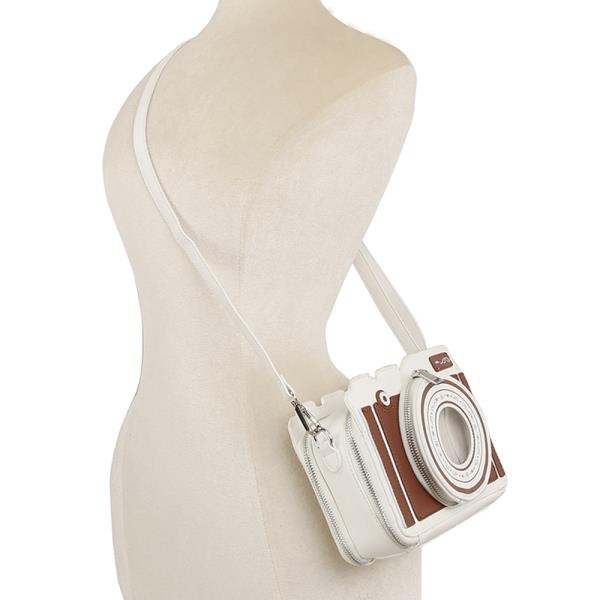 (ONLINE ONLY) Vintage camera zipper crossbody bag