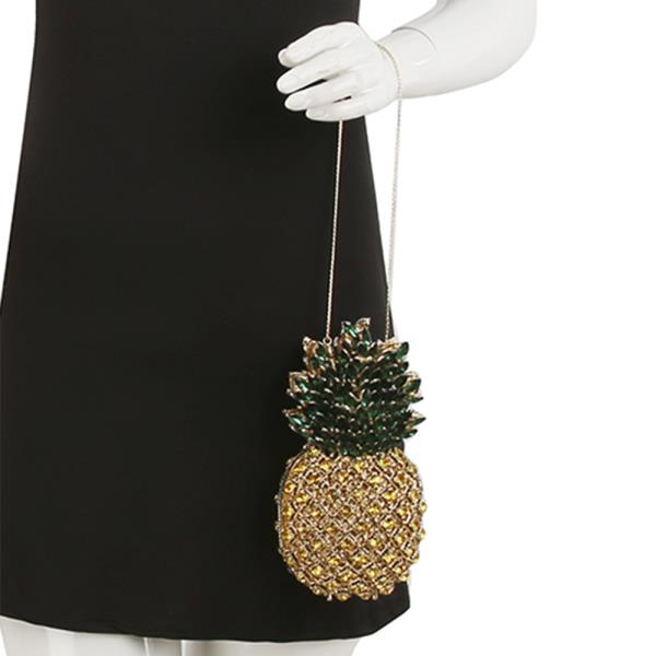 (ONLINE ONLY) Bling pineapple evening bag